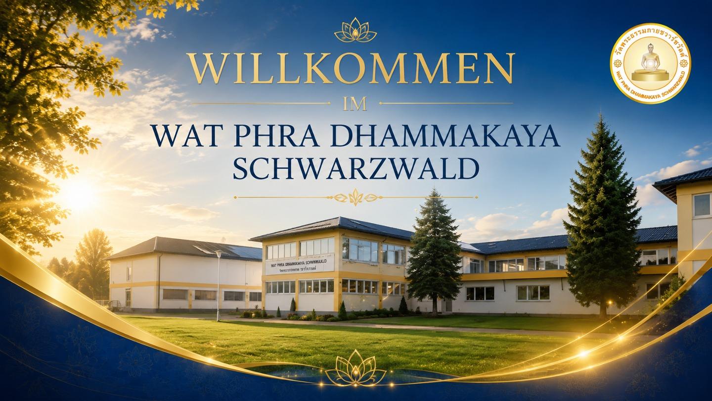 Außenansicht von Wat Phra Dhammakaya Schwarzwald
